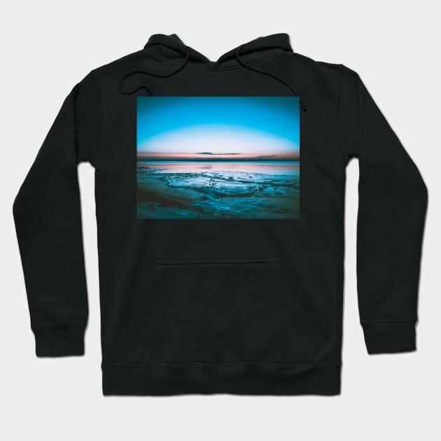 Dawn at an Icy Beach in Tracadie, New Brunswick Canada v2 Hoodie by Family journey with God